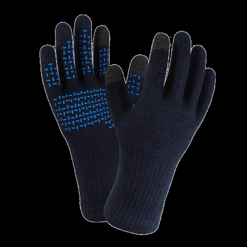 Водонепроникні рукавички Dexshell ThermFit 3.0 темно-сині розмір S 100% захист від вологи мембрана Porelle