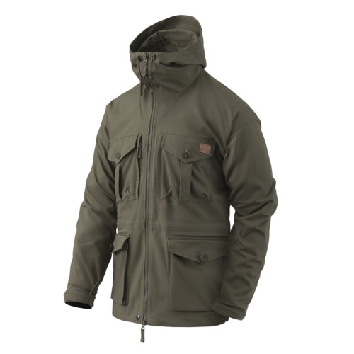Куртка Helikon-Tex SAS Smock DuraCanvas Тайга Грін розмір L водовідштовхувальна 8 кишень для активного відпочинку