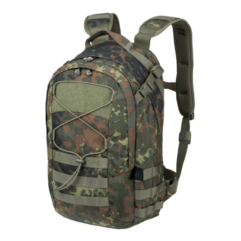 Тактичний рюкзак Helikon-Tex 24л Cordura Flecktarn 2 кишені Molle Pals універсальний для військових та туристів