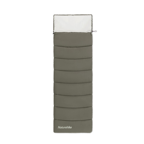 Спальний мішок Naturehike LD350 капюшон темно-зелений 225 х 75 см водонепроникний 1.9 кг