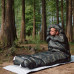 Спальний мішок Naturehike M320 CNK2350WS023 зелений камуфляж 1.56 кг правосторонній з капюшоном і водовідштовхувальним верхом