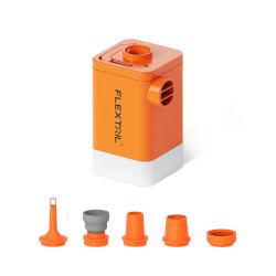 Насос-ліхтар-павербанк Flextail Max Pump 2 Plus оранжевий 4 в 1 USB-C IPX4 швидкість повітря 300 л/хв ваги 190 г Насос-ліхтар-павербанк Flextail Max Pump 2 Plus оранжевий 4 в 1 USB-C IPX4 швидкість повітря 300 л/хв ваги 190 г