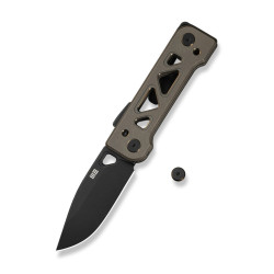 Складний ніж Weknife Tyro WE24001-3 з титановою рукояткою клинок CPM 20CV довжина 73.8 мм вага 108.8 г Складний ніж Weknife Tyro WE24001-3 з титановою рукояткою клинок CPM 20CV довжина 73.8 мм вага 108.8 г