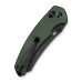 Складаний ніж Civivi Sixgill C24050-3 зелений лезо з Nitro-V 58-60 HRC замок Crossbar Lock рукоятка мікарта