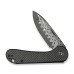 Складаний ніж Civivi Elementum C18062AJ-DS1 механізм Slip Joint клинок Drop Point вага 86.4 г вуглецеве волокно Twill Carbon