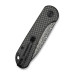 Складаний ніж Civivi Elementum C18062AJ-DS1 механізм Slip Joint клинок Drop Point вага 86.4 г вуглецеве волокно Twill Carbon