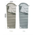 Спальний мішок Naturehike M300 CNK2350WS023 сірий капюшон 1.5 кг 220 х 80 см комфортна температура до 6°C