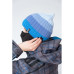Водонепроникна шапка DexShell Beanie Gradient блакитна трислойна для температури від -20°C до 10°C 56-58 см