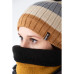 Водонепроникна шапка Dexshell Beanie Gradient пісочна 56-58 см для весни осені з мембраною Porelle®