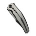 Складний ніж Weknife Kyklos Satin WE23086-3 Bohler M390 титанова рукоять 120.5 г замок Frame Lock