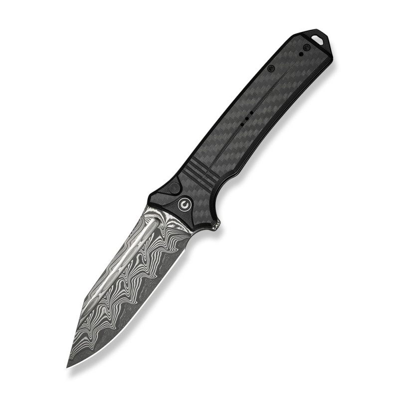 Складний ніж Civivi Neurohaptic C23080-DS1 дамаська сталь 58-60 HRC довжина 224.9 мм вага 122.5 г