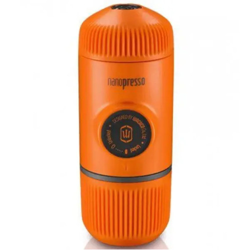 Портативна кавоварка Wacaco Nanopresso помаранчева тиск 18 бар об'єм 80 мл вага 336 г