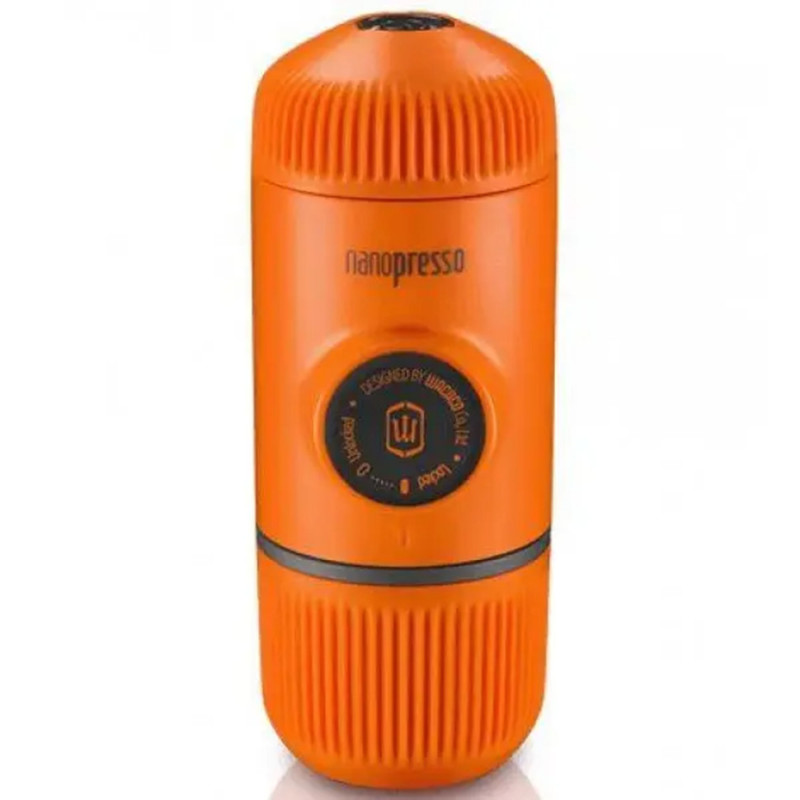 Портативна кавоварка Wacaco Nanopresso помаранчева тиск 18 бар об'єм 80 мл вага 336 г