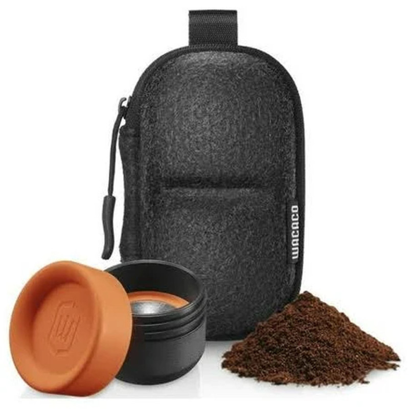 Аксесуари для кавоварок Wacaco Minipresso GR2 два фильтра-кошка нержавеющая сталь чехол