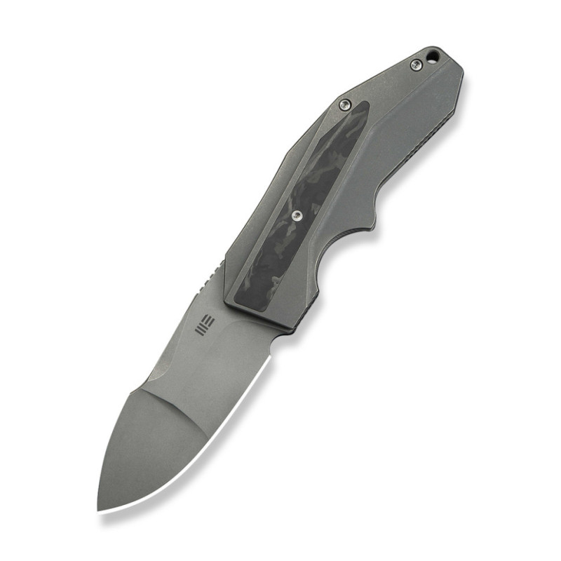 Складний ніж Weknife Coral WE24044-2 з клинком 74.9 мм вагою 119.6 г з CPM 20CV антикорозійною рукояткою з титану 6AL4V