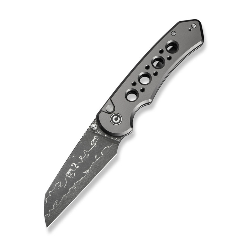 Складний ніж Civivi Pragma Prime C24067-DS1 дамаська сталь 88.6 мм вага 98.9 г замок Button Lock