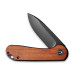 Складний ніж Civivi Elementum C907U D2 58-60 HRC замок Liner Lock вага 77.6 г рукоять з дерева Cuibourtia