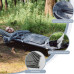 Спальний мішок вкладиш Naturehike CNK2450WS024 фліс графітовий 185 x 75 см вага 920 г