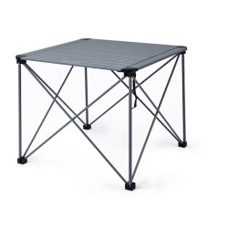 Складний стіл Naturehike CNK2450JJ013 L алюмінієвий сірий 90 кг нековзні ніжки 3 кг для кемпінгу Складний стіл Naturehike CNK2450JJ013 L алюмінієвий сірий 90 кг нековзні ніжки 3 кг для кемпінгу