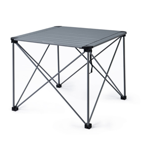 Складний стіл Naturehike CNK2450JJ013 L алюмінієвий сірий 90 кг нековзні ніжки 3 кг для кемпінгу