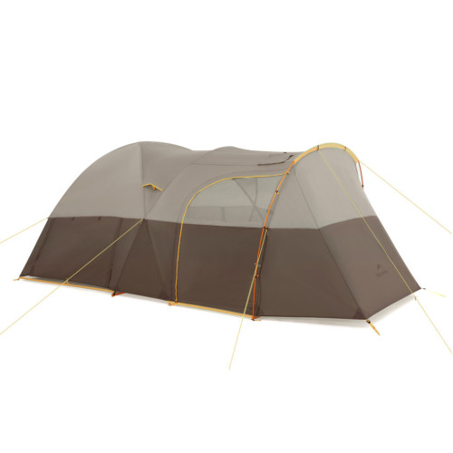 Шестимісна палатка Naturehike KOTA 6 CNK2450WS031 75D двошарова світло-коричнева 540x252x205 см для 4 сезонів