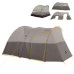 Шестимісна палатка Naturehike KOTA 6 CNK2450WS031 75D двошарова світло-коричнева 540x252x205 см для 4 сезонів