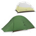 Намет Naturehike Cloud Up Pro CNK2350WS020 надлегкий двомісний темно-зелений вагою 1.36 кг для кемпінгу та туризму