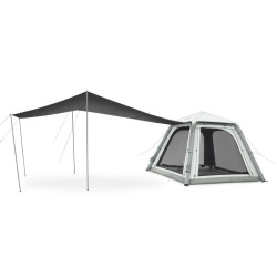 Надувна палатка Naturehike Ango CNK2550WS017 сірого кольору 240x240x180 см з автоматичним насосом 9 кг Надувна палатка Naturehike Ango CNK2550WS017 сірого кольору 240x240x180 см з автоматичним насосом 9 кг