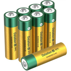 Акумулятори Olight B Pro AA 2100 мАг 8 шт NiMH більше 300 циклів зарядки USB зарядка екологічні Акумулятори Olight B Pro AA 2100 мАг 8 шт NiMH більше 300 циклів зарядки USB зарядка екологічні