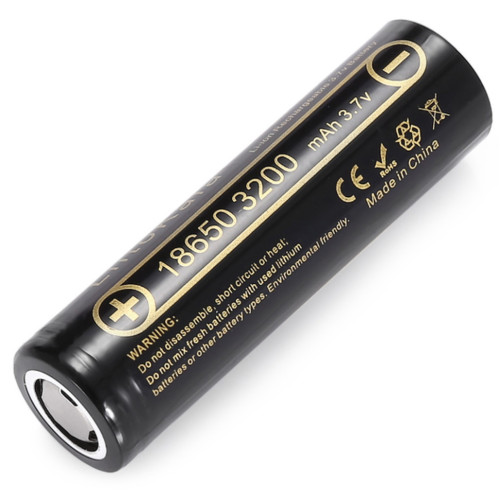 Акумулятор LiitoKala Lii-32A 18650 3200mAh з захисним клапаном Li-ion 3.7 В вага 46 г