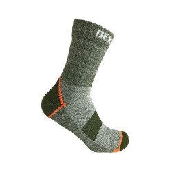 Водонепроникні носки Dexshell Terrain Walking Ankle S зелені трьохшарові з мембраною Porelle посилена підошва Водонепроникні носки Dexshell Terrain Walking Ankle S зелені трьохшарові з мембраною Porelle посилена підошва