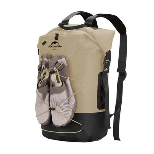 Водонепроникний рюкзак Naturehike NH21FSB04 30л бежевий IPX6 нейлон 420D вага 550 г