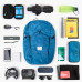 Рюкзак Naturehike Ultralight NH17A017-B 22 л легкий водовідштовхувальний 170 г блакитний 30D нейлон