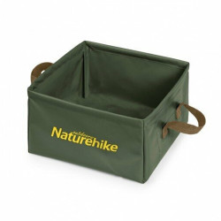 Складний контейнер для води Naturehike NH19SJ007 13л армійський зелений легкий компактний ПВХ Складний контейнер для води Naturehike NH19SJ007 13л армійський зелений легкий компактний ПВХ