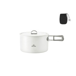 Каструля Naturehike CNK2450CF013 3 л з керамічним антипригарним покриттям алюміній складні ручки з нержавіючої сталі Каструля Naturehike CNK2450CF013 3 л з керамічним антипригарним покриттям алюміній складні ручки з нержавіючої сталі