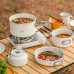 Каструля Naturehike CNK2450CF013 3 л з керамічним антипригарним покриттям алюміній складні ручки з нержавіючої сталі