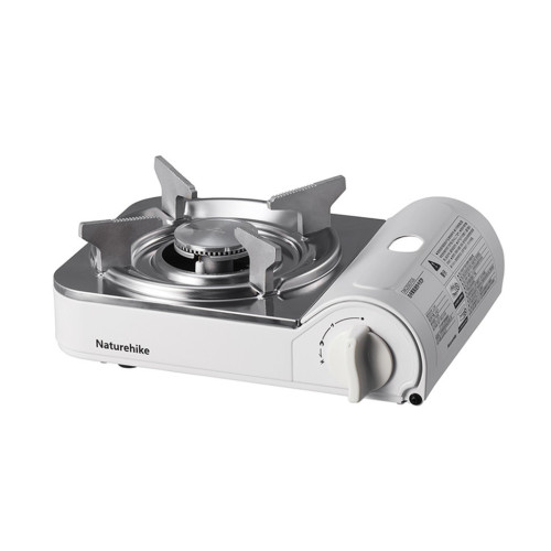 Газова пальник Naturehike CNK2350CF016 біла потужність 2.2 кВт розміри 24.5 х 18.5 х 9 см для туризму