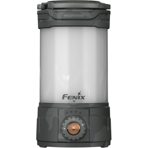 Кемпінговий ліхтар Fenix CL26R Pro сірий камуфляж 9 режимів 500 люмен Power Bank IP66