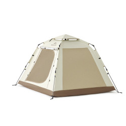 Тент для кемпінгу Naturehike CNK2450WS021 бежевий автоматичний каркас UPF 50+ водонепроникний 1000 мм Тент для кемпінгу Naturehike CNK2450WS021 бежевий автоматичний каркас UPF 50+ водонепроникний 1000 мм