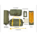 Намет Naturehike KOTA 4 CNK2450WS041 темно-зелений на 4 особи 7.2 кг двошаровий для кемпінгу 460 х 273 х 195 см