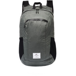 Рюкзак Naturehike Ultralight NH17A012-B 18 л сірий 30D нейлон вага 200 г ергономічна конструкція Рюкзак Naturehike Ultralight NH17A012-B 18 л сірий 30D нейлон вага 200 г ергономічна конструкція