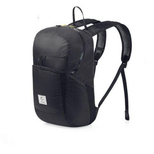 Рюкзак Naturehike Ultralight NH17A017-B 22 л чорний вага 170 г 30D нейлон водонепроникний складний