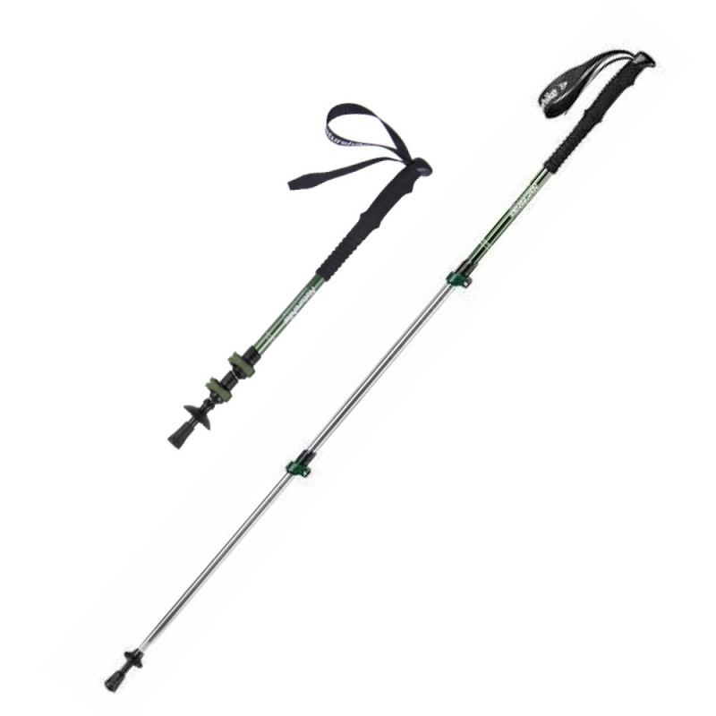 Трекінгова палка Naturehike Men ST 01 6061 AL легка 235 г алюміній регульована довжина 61-135 см зелена