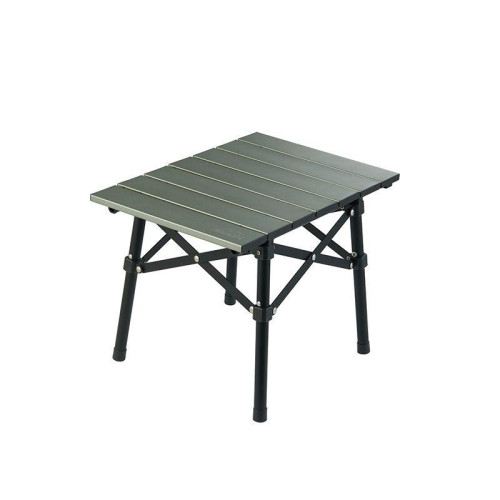 Складний стіл Naturehike CNH22JU050 алюмінієвий темно-зелений легкий 1 кг максимальне навантаження 50 кг для кемпінгу