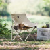Складний стілець Naturehike Stellaluna T01 бежевий макс. навантаження 100 кг вага 2 кг розмір 42 х 42 х 61 см