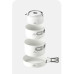 Чайник Naturehike CNK2450CF013 0.8 л керамічне антипригарне покриття алюміній компактний білий