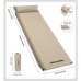 Самонадувний килимок Naturehike CNK2450WS020 бежевий з подушкою 200 х 63 х 10 см вага 2.3 кг ортопедичний