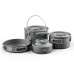 Чайник Naturehike CNK2450CF010 0.8 л алюмінієвий трьохшаровий легкий 230 г для походів