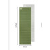 Килимок IXPE Naturehike CNK2450WS044 алюмінієва плівка 195x60x1.8 см оливковий колір легкий 400 г