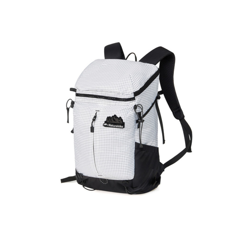 Рюкзак Naturehike Helium CNK2300BB017 25 л білий водовідштовхувальний з анатомічною формою та сітчастою спинкою